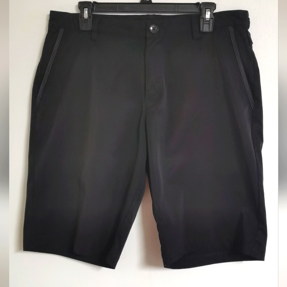 Adidas Golf Shorts Men 34 Navy ClimaCool Chino Flat Pockets Stretch Sports Adult